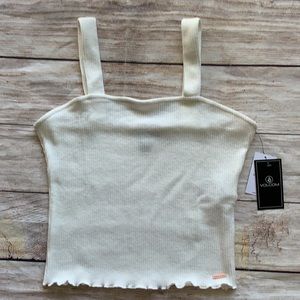 NWT Volcom Lived In Lounge Ribbed Tank